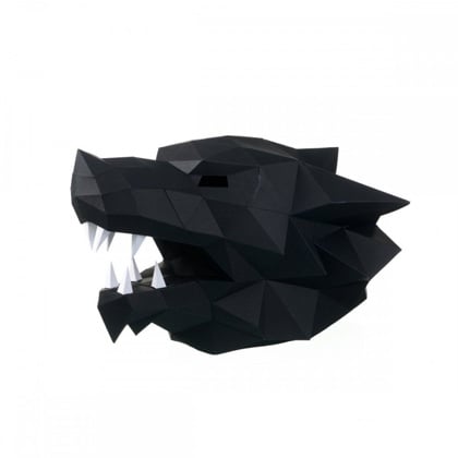 Wolf Mask Papercraft Kit