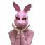 Hare Mask Pink - Papercraft Kit