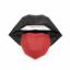 Lips Black/Red - Papercraft Kit