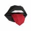 Lips Black/Red - Papercraft Kit