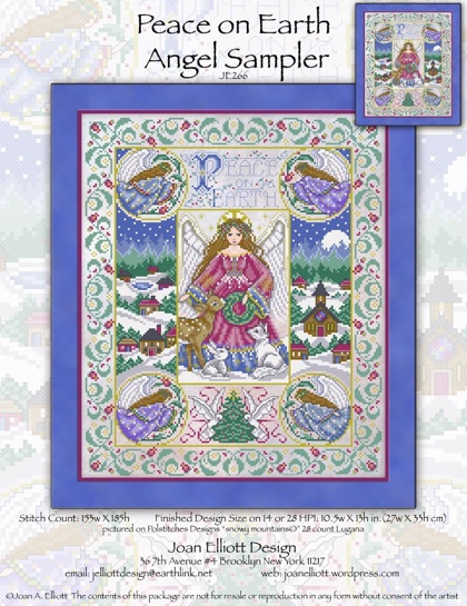 Peace on Earth Angel Sampler