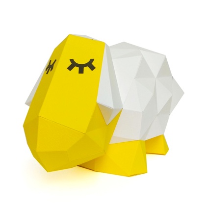 Sheep Dolly - Papercraft Kit