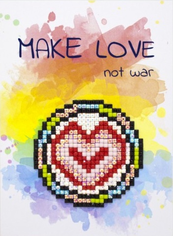 Make Love Not War From Wizardi - Diamond Painting - Cards - Kits - Casa  Cenina