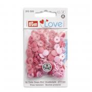 Snap fasteners jersey Prym Love - Pink 9mm.
