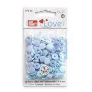 Snap fasteners jersey Prym Love - Light Blue 9mm.