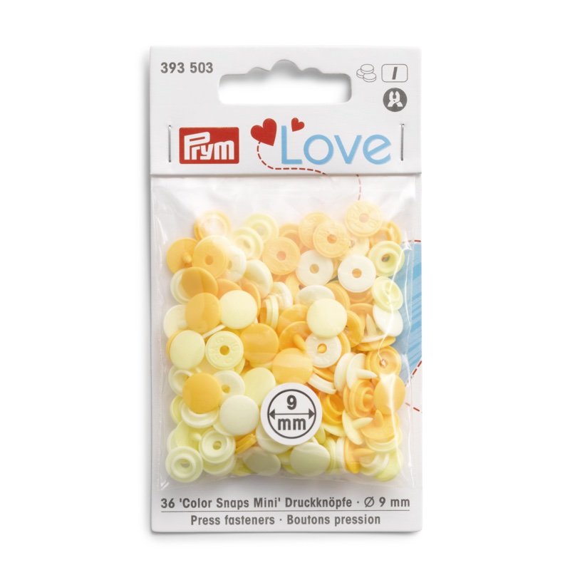 Snap fastener Prym Love plastic round