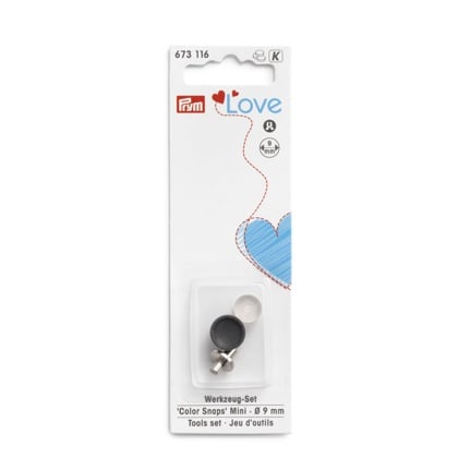 Press fasteners tools set for Color Snaps Mini buttons