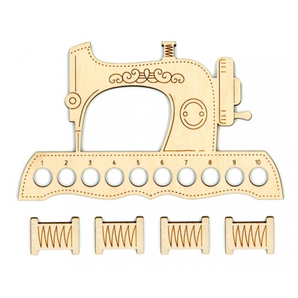 Mouliné Organizer Sewing Machine + 4 Spool
