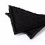Applique triangles, small, black