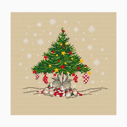 Christmas Bunnies Tree