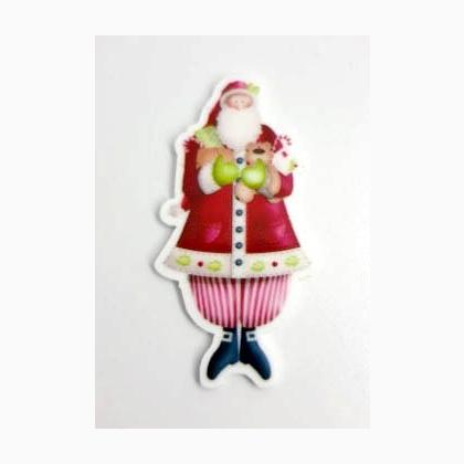 Santa Lovely Magnet (Santa w/gifts)