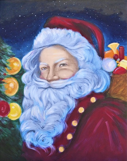 Santa Claus From Wizardi Diamond Painting Kits Casa Cenina