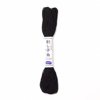 Black Sashiko thread
