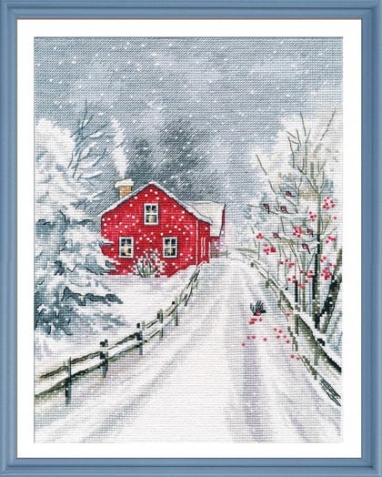 Counted Cross Stitch Kit OVEN Cheese mouse