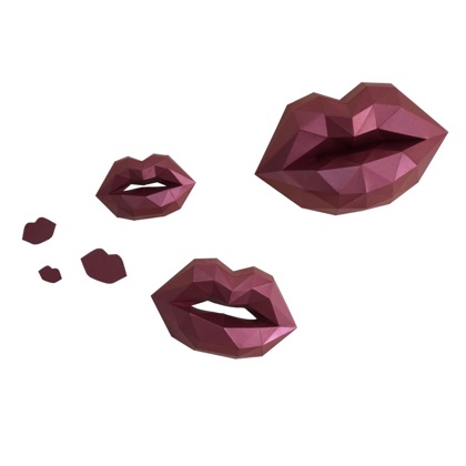 Kisses - Papercraft Kit
