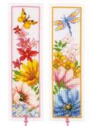 Bookmark - Colourful flowers (2)