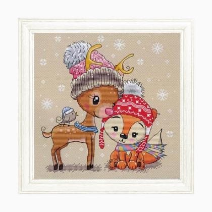 Cute Deer Fox And Friend