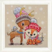 Cute Deer Fox And Friend