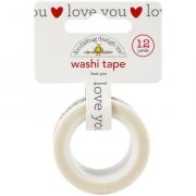 Decorative Paper Tape 15mm - Love You, Love Notes