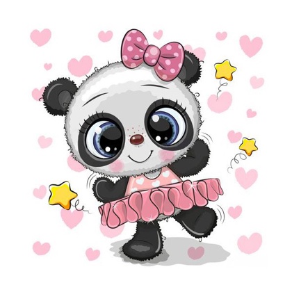 Panda Ballerina From Wizardi - Diamond Painting - Kits - Casa Cenina Panda Ballerina From Wizardi - Diamond Painting - Kits - Casa Cenina