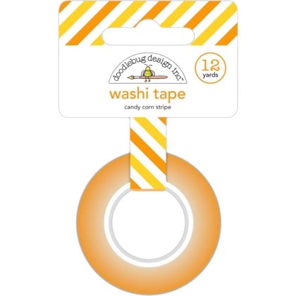 Decorative Paper Tape 15mm - Candy Corn, Candy Carnival