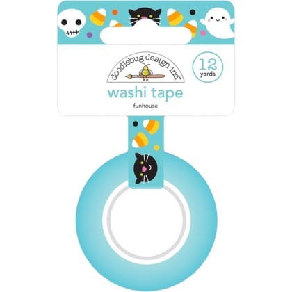 Decorative Paper Tape 15mm - Funhouse, Candy Carnival