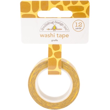 Decorative Paper Tape 15mm - Giraffe