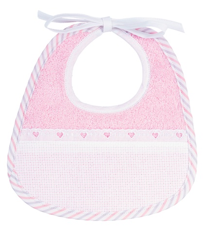 Baby Bib - Classic Sponge - Pink