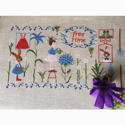 Free Time de Lilli Violette - Grilles Point de Croix - Grilles Point de ...