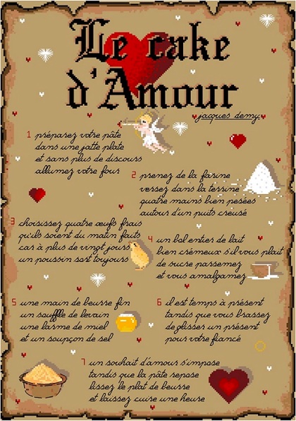 Le cake d\'amour