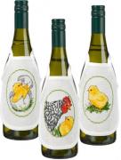 Aprons for bottles - Hen and chicks