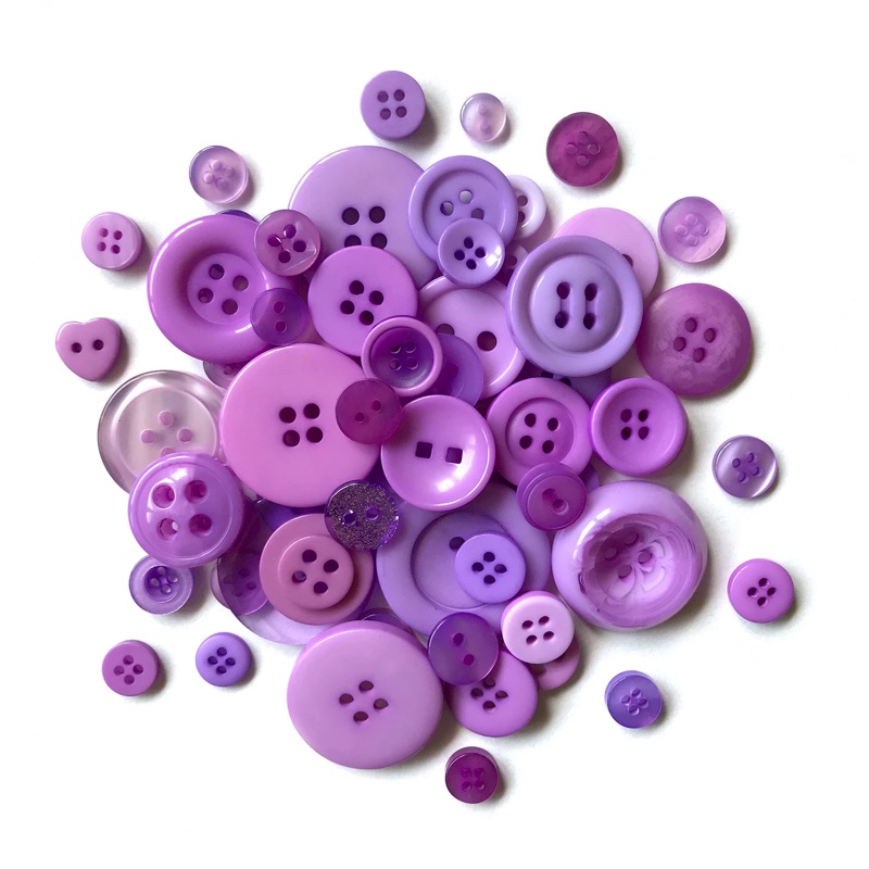 Buttons Galore and More Tiny Craft & Sewing Buttons - Assorted Colors - 105  Buttons