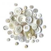 Antique White - Buttons MJ112