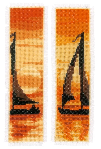 Bookmark - Sailing at sunset (2)