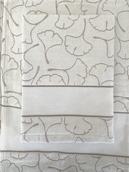 Couple of bath towels - Nice - Ginko Yellow From Tessitura