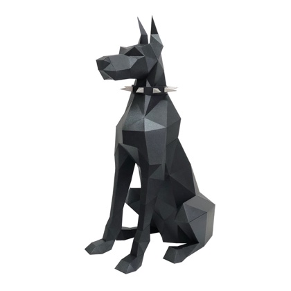 Doberman - Papercraft Kit