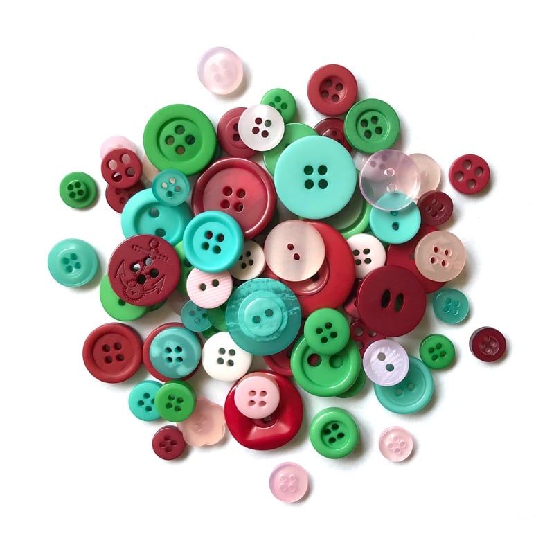Retro Christmas - Buttons MJ117 From Buttons Galore and More - Buttons  Galore - Beads, Charms, Buttons - Casa Cenina