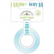 Decorative Paper Tape 15mm - Happy Birthday, Party Time