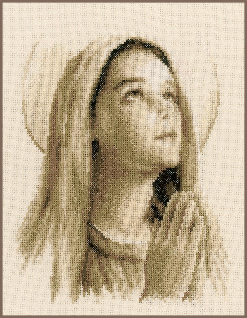 Mom and baby From Vervaco - Sepia Collection - Cross-Stitch Kits Kits -  Casa Cenina