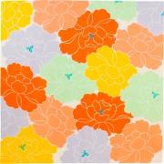 Hime Adeline Klam Furoshiki - Peony Orange