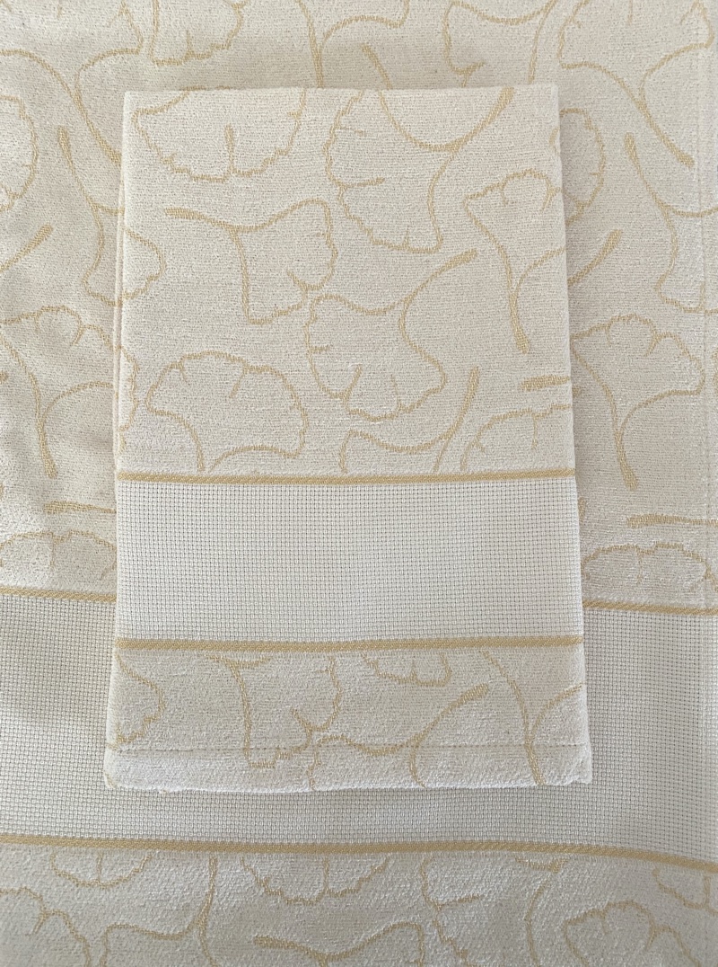 Couple of bath towels - Asti - Yellow