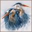 Great Blue Herons