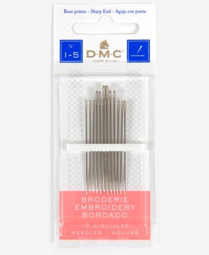 Embroidery needles - size 1/5
