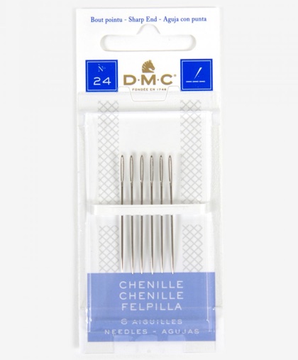 Chenille needles 24 From DMC - Needles Pins and Magnets - Accessories &  Haberdashery - Casa Cenina