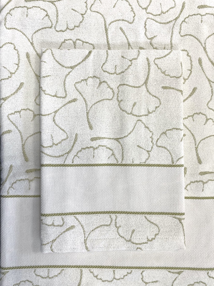 Couple of bath towels - Nice - Ginko Yellow From Tessitura