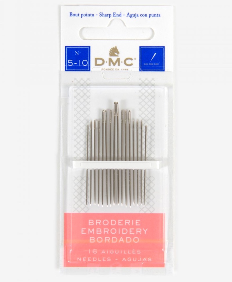 DMC Embroidery Needles 5-10, Hand Embroidery Needles 