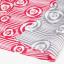 Isa Monyo Reversible Furoshiki - Camellia Red/Gray