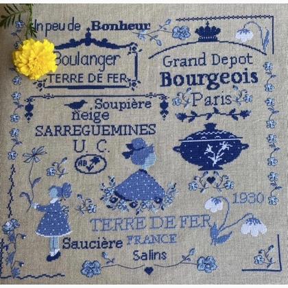 Un peu de bonheur de Lilli Violette - Grilles Point de Croix - Grilles ...