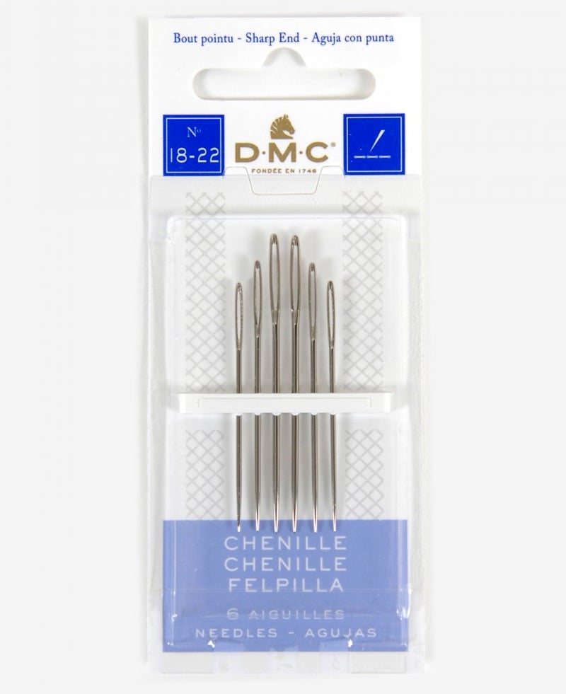 Tapestry/Cross Stitch Needles - Pack of 6 Sizes 18/22