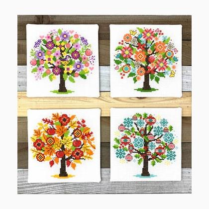 Seasonal Trees From Tiny Modernist Inc Cross Stitch Charts